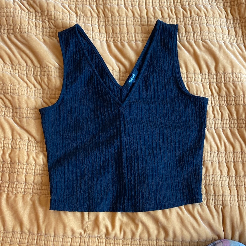 NWOT Madewell Crinkle Tank Top Size Small